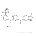 Chlorhydrate de pazopanib CAS 635702-64-6